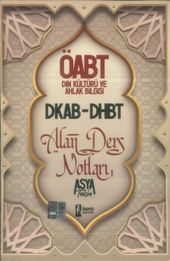 ALAN DERS NOTLARI ASYA TEKİN Fotokopinci -