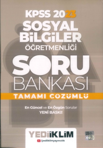 SOSYAL BİLGİLER ÖĞRETMENLİĞİ SORU BANKASI TAMAMI ÇÖZÜMLÜ Fotokopinci -