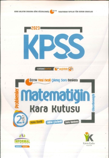 MATEMATİĞİN KARA KUTUSU (PROBLEMLER) CİLT 2