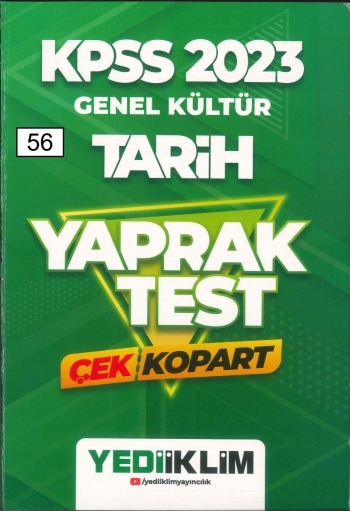 TARİH ÇEK KOPART YAPRAK TEST