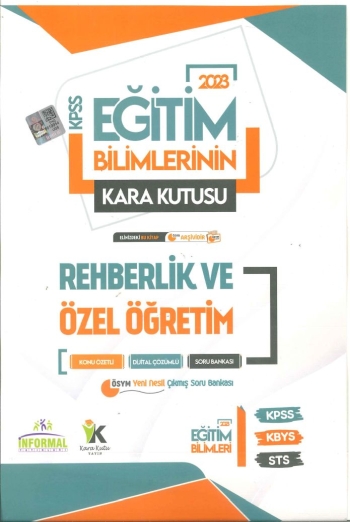 KARA KUTU REHBERLİK VE ÖZEL ÖĞRETİM KONU ÖZETLİ SORU BANKASI Fotokopinci -