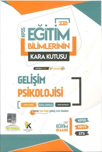 KARA KUTU GELİŞİM PSİKOLOJİSİ KONU ÖZETLİ SORU BANKASI Fotokopinci -