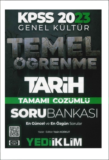 TEMEL ÖĞRENME TARİH ÇÖZÜMLÜ SORU BANKASI Fotokopinci -