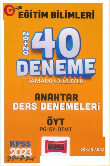 ANAHTAR 40 DENEME ÇÖZÜMLÜ (ÖYT-PG-SY-ÖTMT) Fotokopinci -
