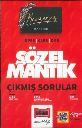 KLAS SERİSİ SÖZEL MANTIK ÇIKMIŞ SORULAR (ALES-KPSS-DGS) 2007-2022 Fotokopinci -