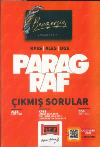 KLAS SERİSİ PARAGRAF ÇIKMIŞ SORULAR (ALES-KPSS-DGS) 2007-2022 Fotokopinci -