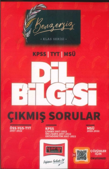 KLAS SERİSİ DİL BİLGİSİ ÇIKMIŞ SORULAR (ÖSS-YGS-TYT-KPSS-MSÜ) 2007-2022