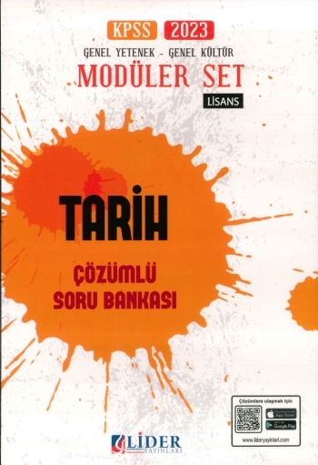 TARİH MODÜLER ÇÖZÜMLÜ SORU BANKASI Fotokopinci -