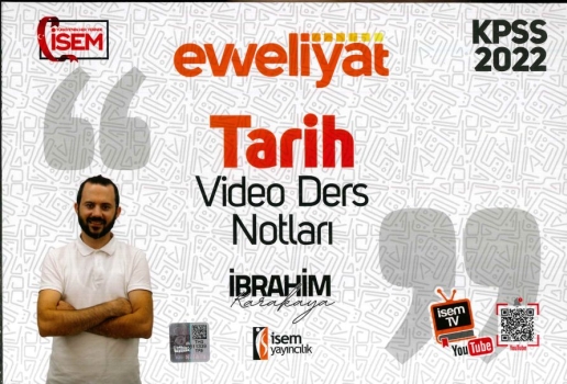 EVVELİYAT TARİH VİDEO DERS NOTLARI Fotokopinci -