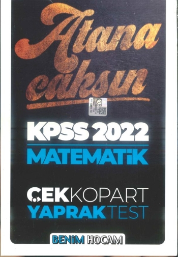 MATEMATİK ATANACAKSIN ÇEK KOPART YAPRAK TEST