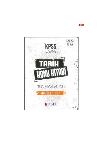 TARİH KONU KİTABI MODÜLER SET Fotokopinci -