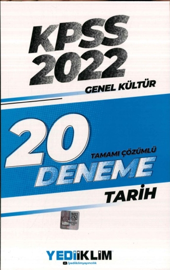 TARİH TAMAMI ÇÖZÜMLÜ 20 DENEME Fotokopinci -