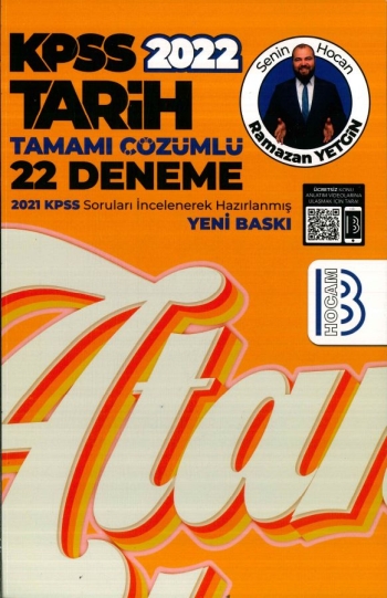 ATANACAKSIN TARİH TAMAMI ÇÖZÜMLÜ 22 DENEME Fotokopinci -