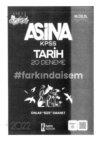 TARİH 20 DENEME (ONLAR BİZE EMANET) Fotokopinci -