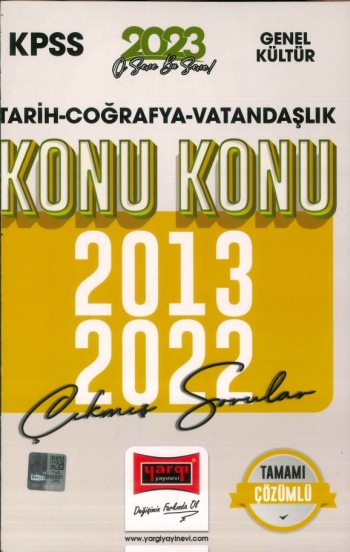 TARİH COĞRAFYA VATANDAŞLIK KONU KONU 2013-2022 ÇIKMIŞ SORULAR ÇÖZÜMLÜ Fotokopinci -