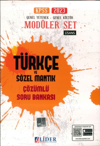 TÜRKÇE VE SÖZEL MANTIK ÇÖZÜMLÜ SORU BANKASI
