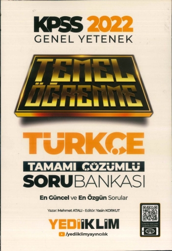 TEMEL ÖĞRENME TÜRKÇE TAMAMI ÇÖZÜMLÜ SORU BANKASI Fotokopinci -