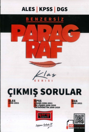 BENZERSİZ PARAGRAF KLAS SERİSİ ÇIKMIŞ SORULAR (2006-2021) Fotokopinci -