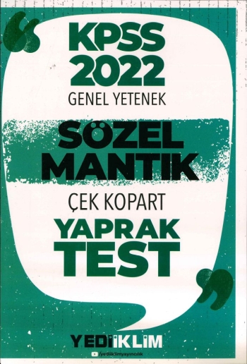SÖZEL MANTIK ÇEK KOPART YARAK TEST Fotokopinci -