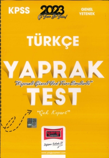 TÜRKÇE YAPRAK TEST ÇEK KOPART Fotokopinci -