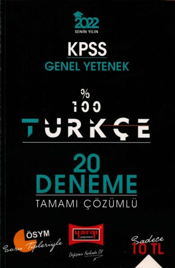 %100 TÜRKÇE ÇÖZÜMLÜ 20 DENEME Fotokopinci -