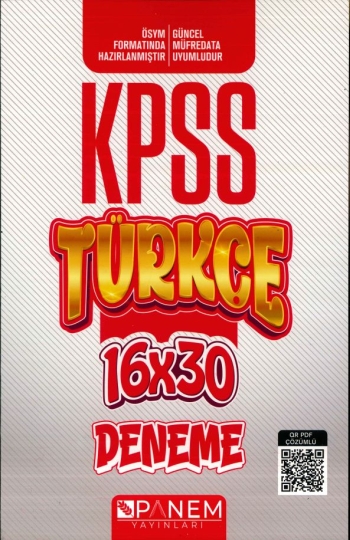 TÜRKÇE 16*30 DENEME