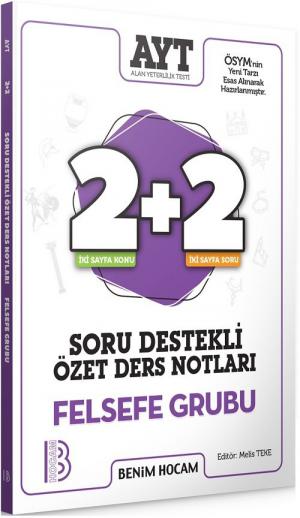 AYT Felsefe Grubu 2+2 Soru Destekli Özet Ders Notları Fotokopinci -