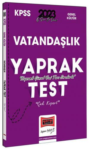 Vatandaşlık Çek Kopart Yaprak Test