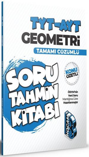 AYT Geometri Tamamı Çözümlü Soru Tahmin Kitabı