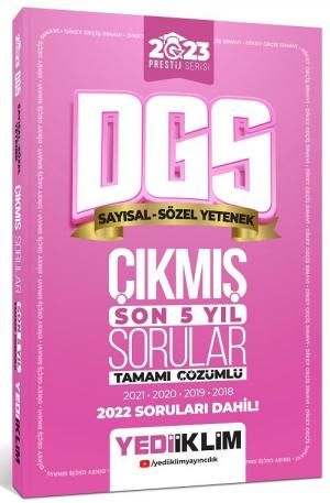 DGS Tamamı Çözümlü Son 5 Yıl Çıkmış Sorular Prestij Serisi (2018-2022)