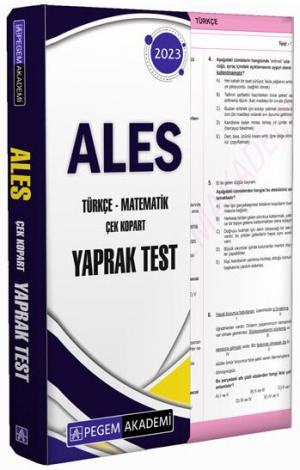 ALES Çek Kopart Yaprak Test Fotokopinci -