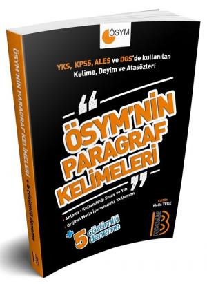 Tüm Sınavlar İçin ÖSYM nin Paragraf Kelimeleri