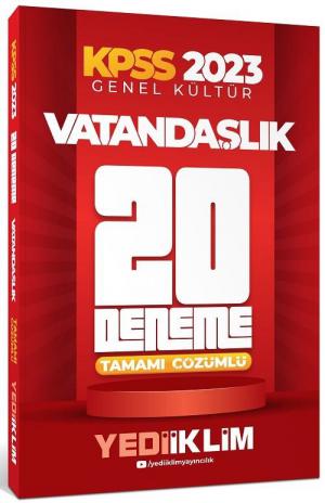 Vatandaşlık Tamamı Çözümlü 20 Deneme Fotokopinci -