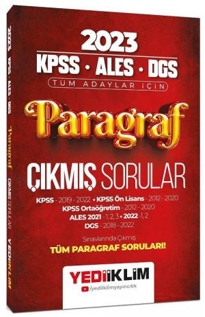 Paragraf Çıkmış Sorular (KPSS ALES DGS) Fotokopinci -