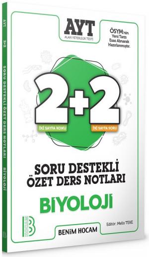 AYT Biyoloji 2+2 Soru Destekli Özet Ders Notları