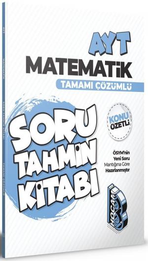 AYT Matematik Konu Özetli ve Tamamı Çözümlü Soru Tahmin Kitabı Fotokopinci -