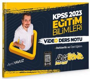 Rehberlik ve Özel Eğitim Video Ders Notları Fotokopinci -