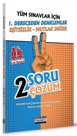 1. DERECEDEN DENKLEMLER EŞİTSİZLİK MUTLAK DEĞER 2 SORU 2 ÇÖZÜM FASİKÜL Fotokopinci -