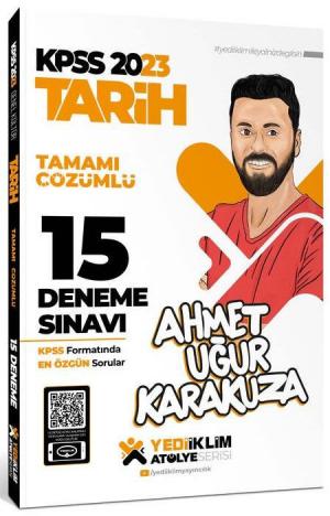 Atölye Serisi Tarih Tamamı Çözümlü 15 Deneme Sınavı Fotokopinci -