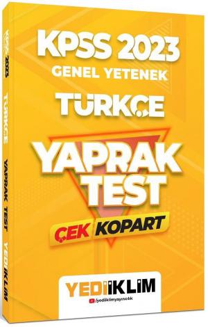Türkçe Çek Kopart Yaprak Test Fotokopinci -