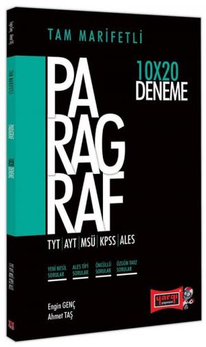 TYT AYT MSÜ KPSS ALES İçin Tam Marifetli Paragraf 10x20 Deneme