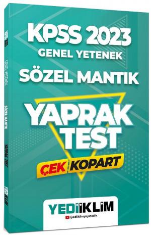 Genel Yetenek Sözel Mantık Çek Kopart Yaprak Test Fotokopinci -