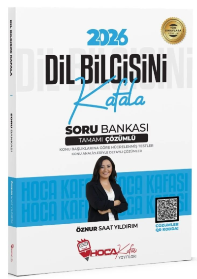 2026 Dil Bilgisini Kafala Soru Bankası Çözümlü - Öznur Saat Yıldırım Hoca Kafası Yayınları Fotokopinci -