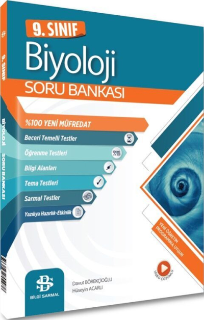 9. Sınıf Biyoloji Soru Bankası Bilgi Sarmal Yayınları Fotokopinci -