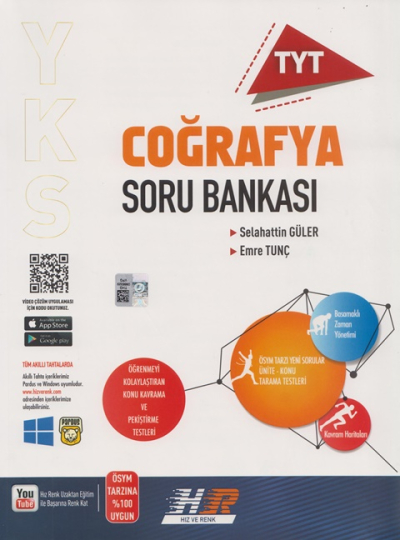 TYT Coğrafya Soru Bankası Hız ve Renk Yayınları