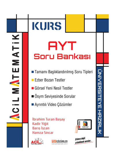 AYT Matematik KURS Soru Bankası Acil Yayınları Fotokopinci -