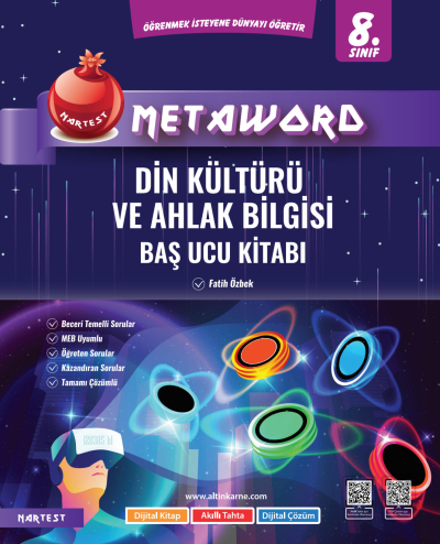 8. Sınıf Metaword Din Kültürü Ve Ahlak Bilgisi Nartest Yayınları