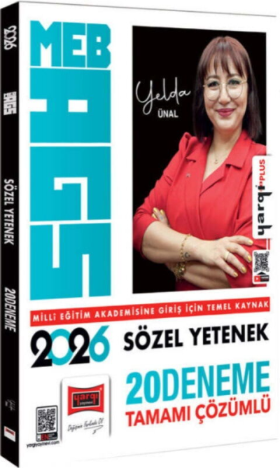 MEB-AGS Sözel Yetenek 20 Deneme Çözümlü - Yelda Ünal Yargı Yayınları Fotokopinci -