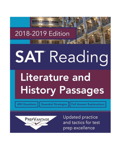 SAT Reading: Literature and History, 2018-2019 Edition Fotokopinci -