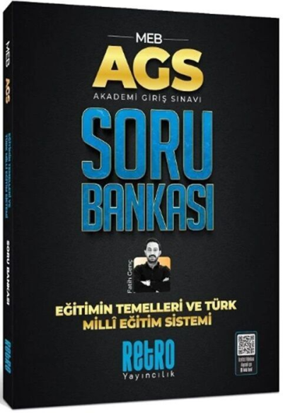 MEB AGS Eğitimin Temelleri ve Türk Milli Eğitim Sistemi Soru Bankası Retro Kitap Fotokopinci -